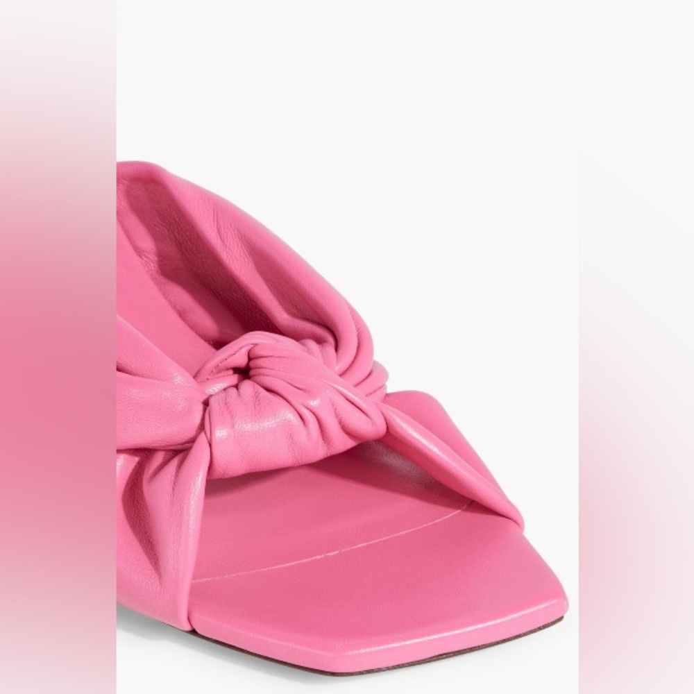 Jimmy Choo Avenue 50 Twisted Leather Mules - Picture 2 of 10